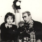 Сулейманов М.М., Шарлевич - на съёмках фильма о Каспийске